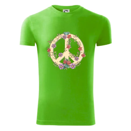 Peace symbol pískový