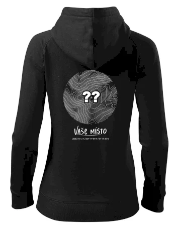 Vaše místo - vrstevnice v kruhu