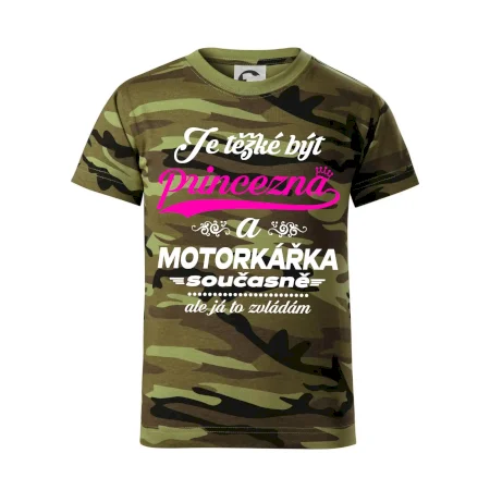Je těžké být princezna - motorkářka