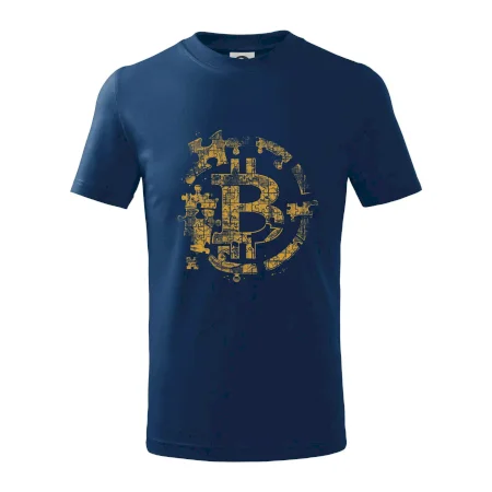 Logo bitcoin puzzle