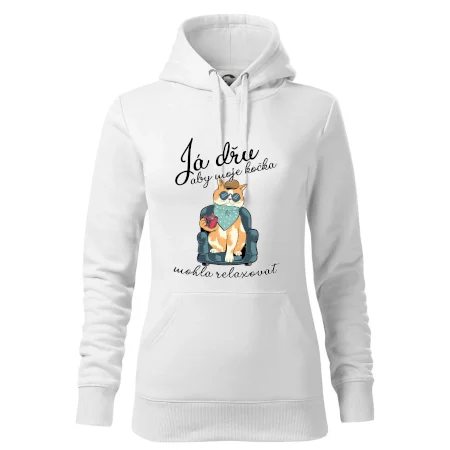Já dřu, aby moje kočka mohla relaxovat