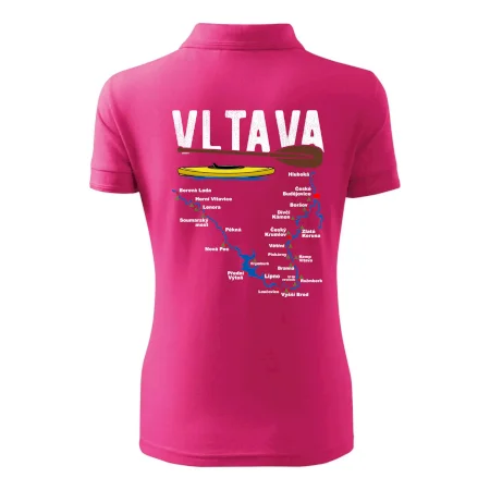 Mapa řeky Vltavy