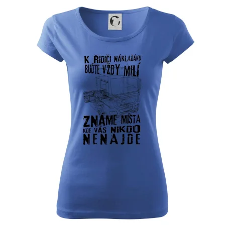 K řidiči náklaďáku buďte vždy milý
