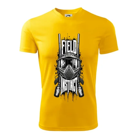 Černobílá maska field instinct paintball