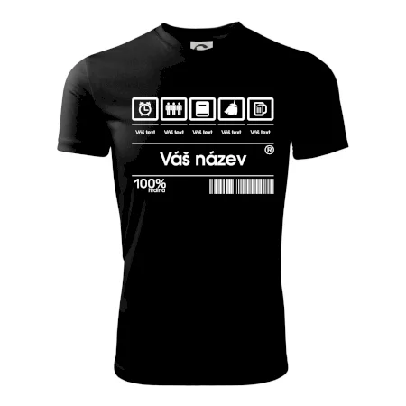 Čárový kód - Vlastní text
