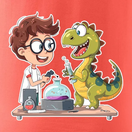 Chemik a dinosaurus - kluk