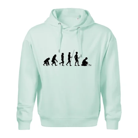 Evoluce houbař muž
