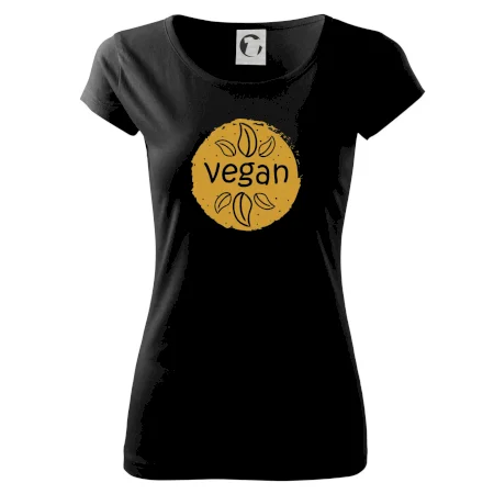 Vegan hnědá kruh