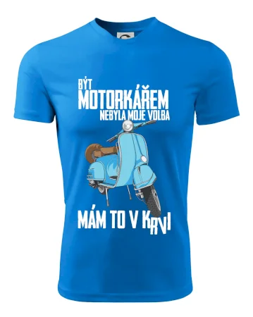 Být motorkářem nebyla moje volba skútr
