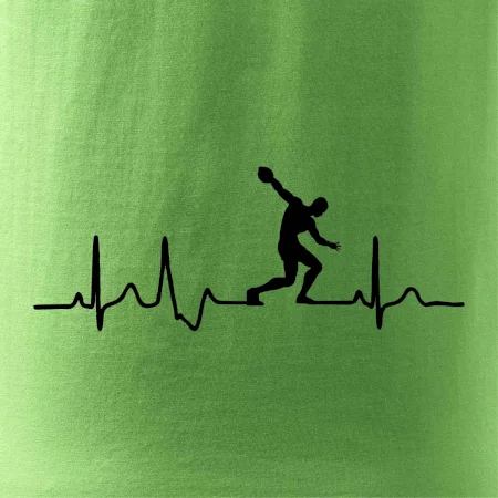 EKG hod diskem