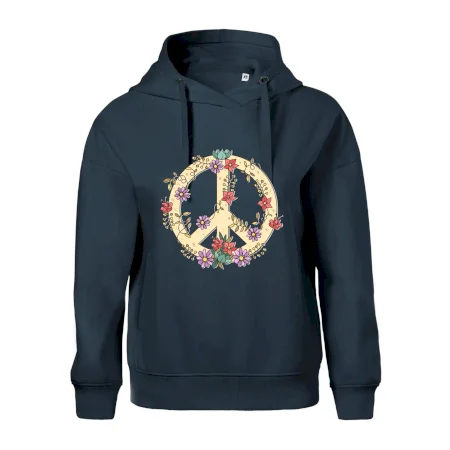 Peace symbol pískový