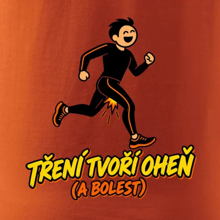 Běžecké tření tvoří oheň
