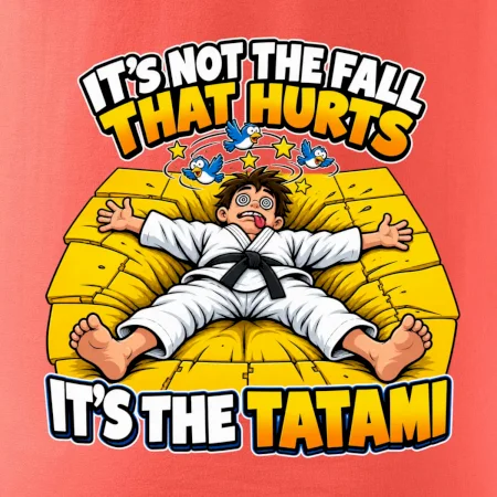 Pád bolí tatami judo