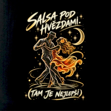 Salsa pod hvězdami taneční pár