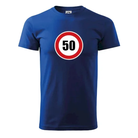 Dopravní značka - omezení rychlosti 50