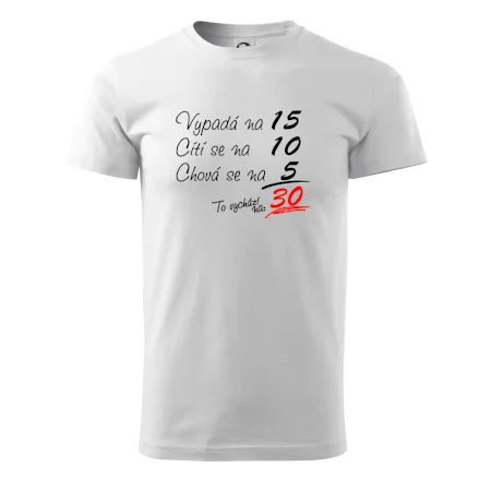 Vypadá, cítí se, chová se - 30 let