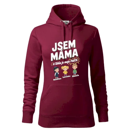 Jsem máma a tohle je moje parta  (obrázky a jména dětí)