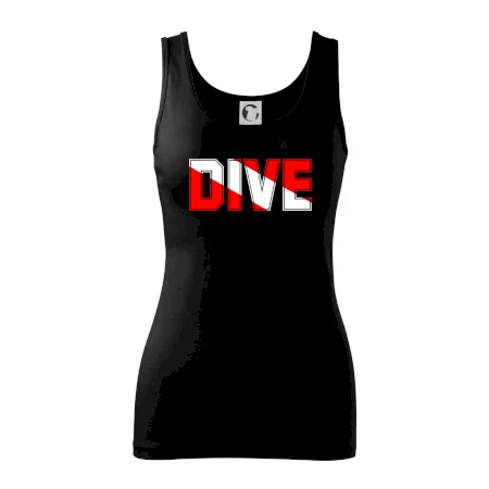 Dive nápis vlajka