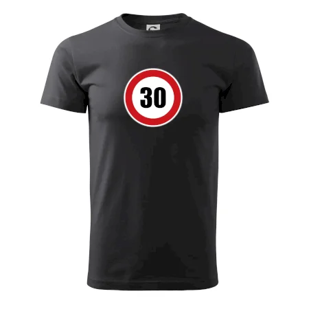 Dopravní značka - omezení rychlosti 30
