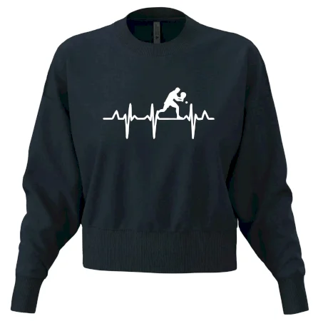 EKG stolní tenista stojící