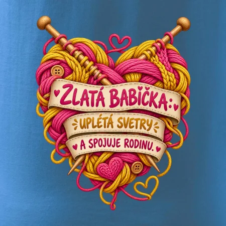 Zlatá babička uplétá svetry a spojuje rodinu