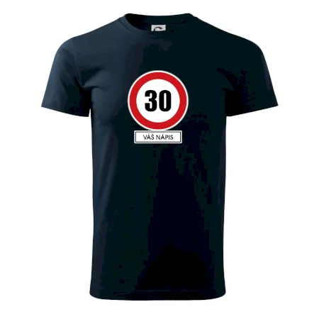 Dopravní značka - rychlost 30 - váš nápis