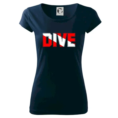 Dive nápis vlajka