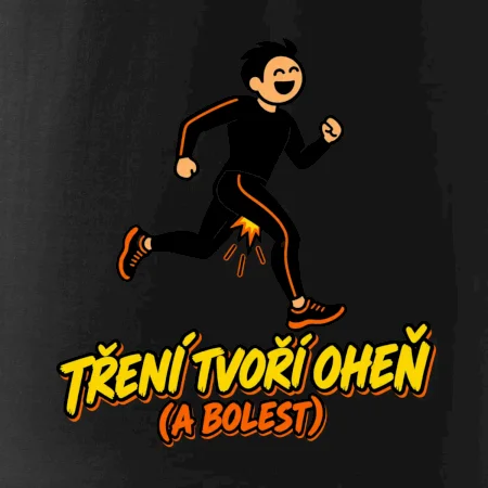 Běžecké tření tvoří oheň
