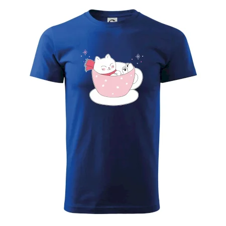 Vánoční kočka v hrnečku