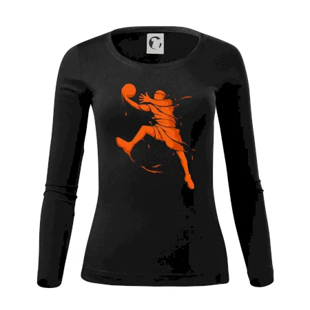 Basketball player splash