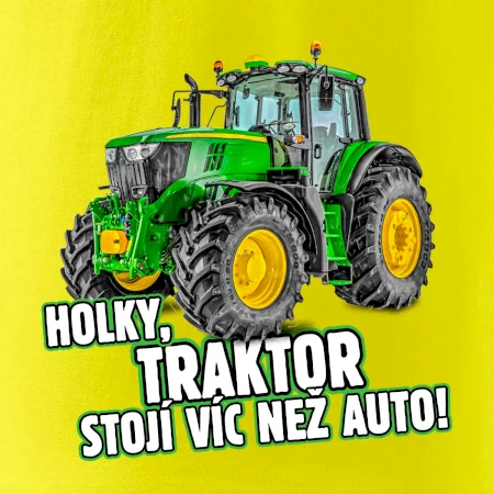 Holky, traktor stojí víc než auto