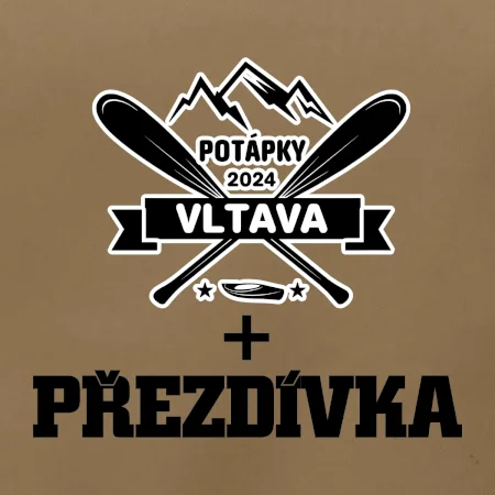 Na vodu - pádla hory (vlastní nápis)