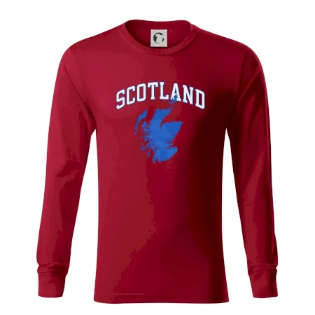 Scotland nápis s mapou