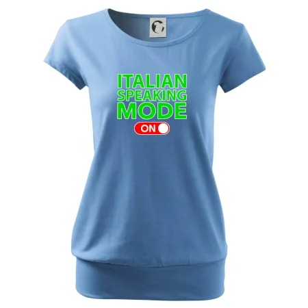 Italian speaking mode - ON