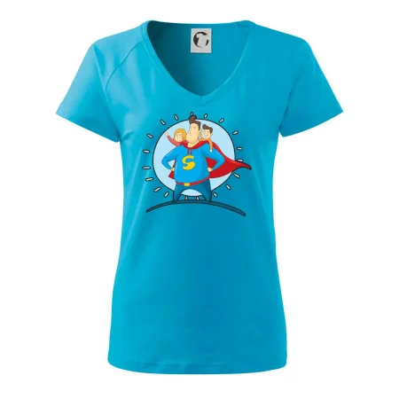 Táta superman - holka a kluk