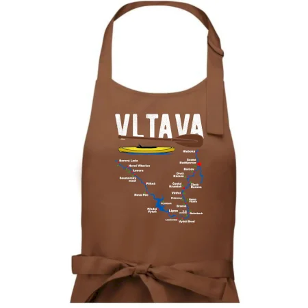 Mapa řeky Vltavy