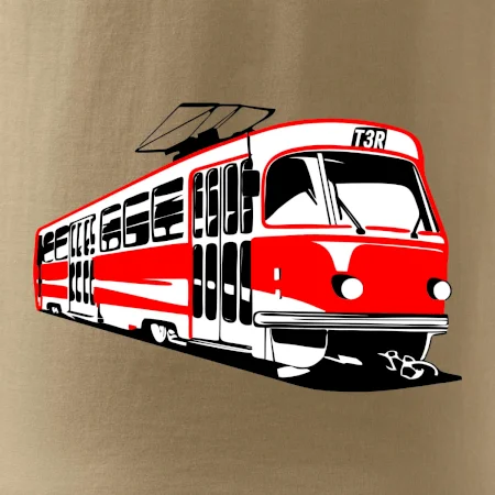 Tramvaj T3R barevná