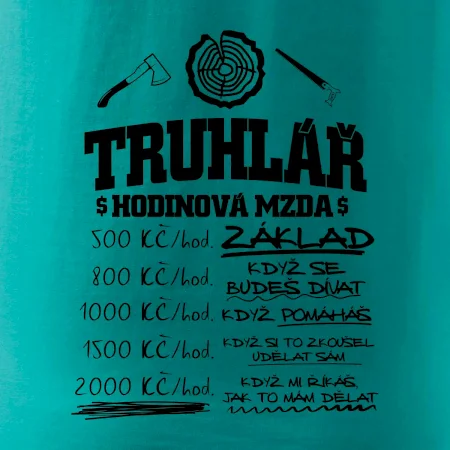 Hodinová mzda truhlář