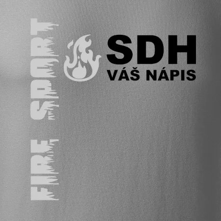 SDH REFLEXNÍ nápis (oheň, firesport, název sboru - vlastní nápis)