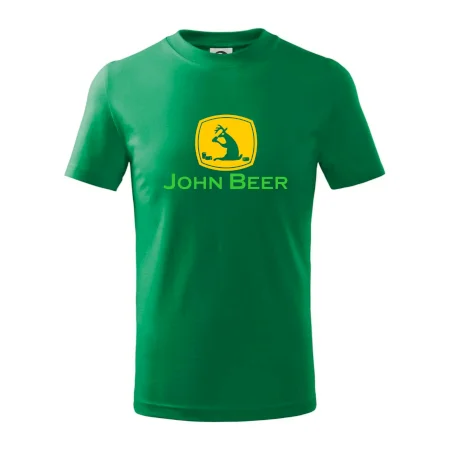 John Beer jelen s pivem