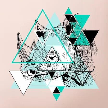 Bílý nosorožec (Pecka design)
