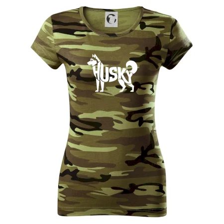 Husky nápis v těle