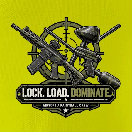 Taktická výzva lock load dominate airsoft