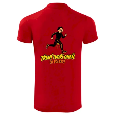 Běžecké tření tvoří oheň