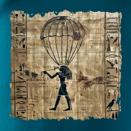 Egyptské hieroglyfy parašutista