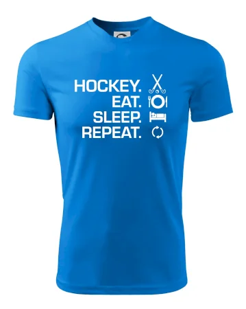 Pozemní hokej eat sleep repeat
