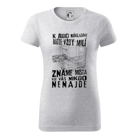 K řidiči náklaďáku buďte vždy milý