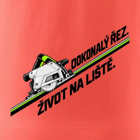 Dokonalý řez život na vodicí liště