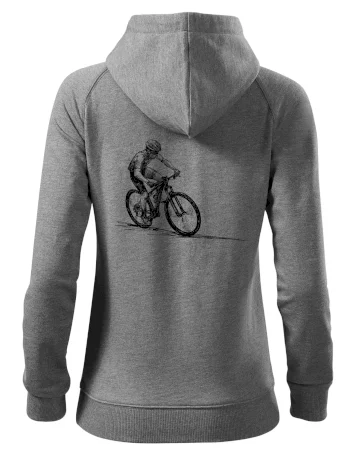 MTB kreslený cyklista