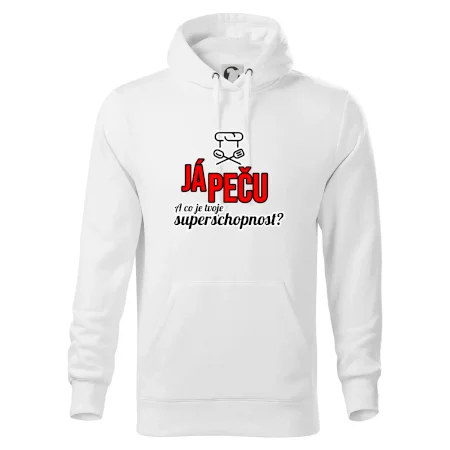 Já peču - tvoje superschopnost? rovný nápis